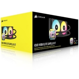 Υδρόψυξη Corsair iCUE H100i Elite Capellix XT Liquid RGB, 240mm, Black, CW-9060068-WW