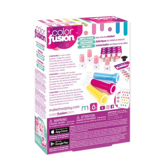 Σετ Make It Real Color Fusion Nail Polish Maker Refill Pack image 3