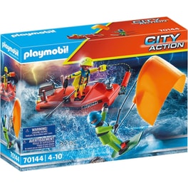 PLAYMOBIL® City Action Επιχείρηση Διάσωσης Kitesurfer με Σκάφος (70144)