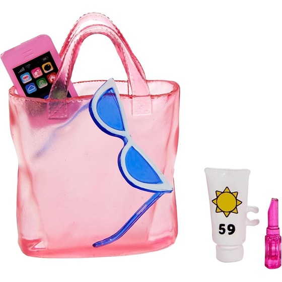 Κούκλα Barbie Beach Glam με Αξεσουάρ image 4