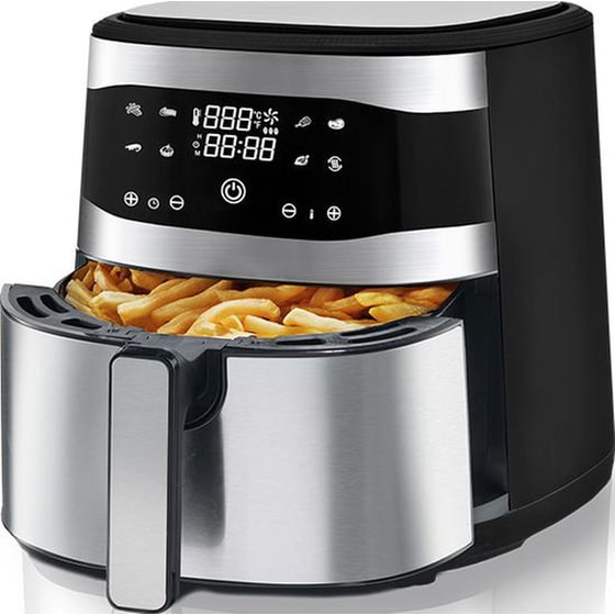 Φριτέζα Αέρος HEINRICHS HFR 8205 με Αποσπώμενο Κάδο 1800 W 8 L Inox image 2