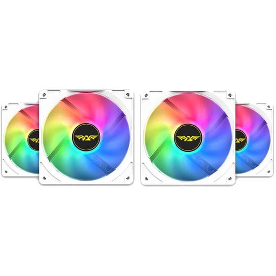 Case Fan Armaggeddon Kit 5000 120mm με ARGB - Λευκό image 1