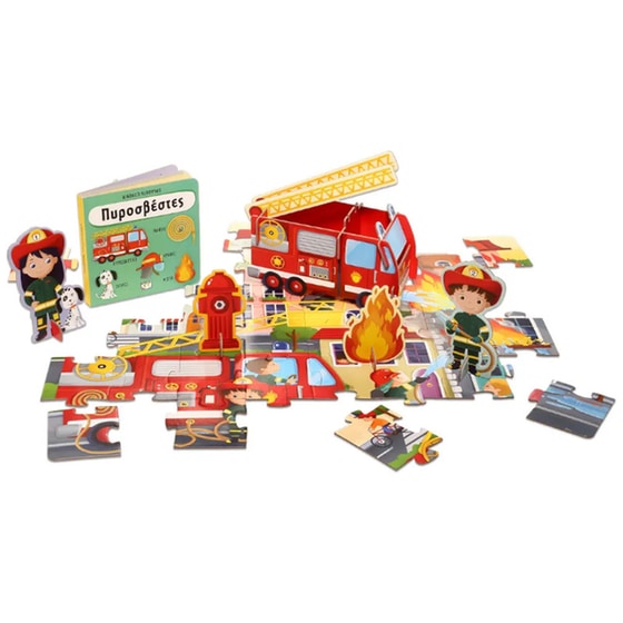 Παζλ Πυροσβέστες Ψυχογιός (40 Κομμάτια) image 1