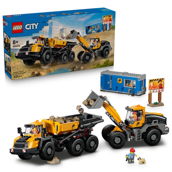 LEGO® City Dump Truck & Front End Loader (60494) image 6