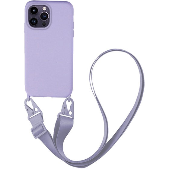 Θήκη Apple iPhone 14 Pro Max - My Colors CarryHang Strap - Λιλά image 0