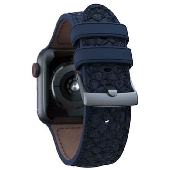 Λουράκι Njord Vatn Δερμάτινο για Apple Watch 38/40/41mm - Blue image 2