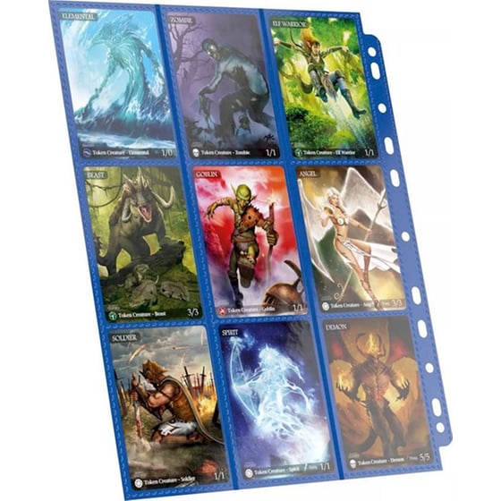 Ultimate Guard 18-pocket Pages Side-loading Blue (10 Pages) image 2