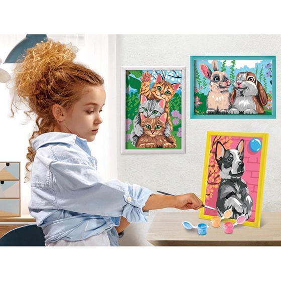 AS Company Paint & Frame Ζωγραφίζω Με Αριθμούς Cute Bunnies image 6