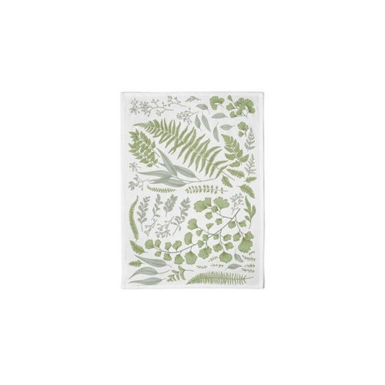 Πετσέτα Κουζίνας Chic Mic Green Leaves Βαμβακερή 50x70cm - Πολύχρωμη image 1