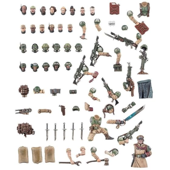 Astra Militarum: Cadian Upgrades Warhammer 40k GAMES WORKSHOP image 1