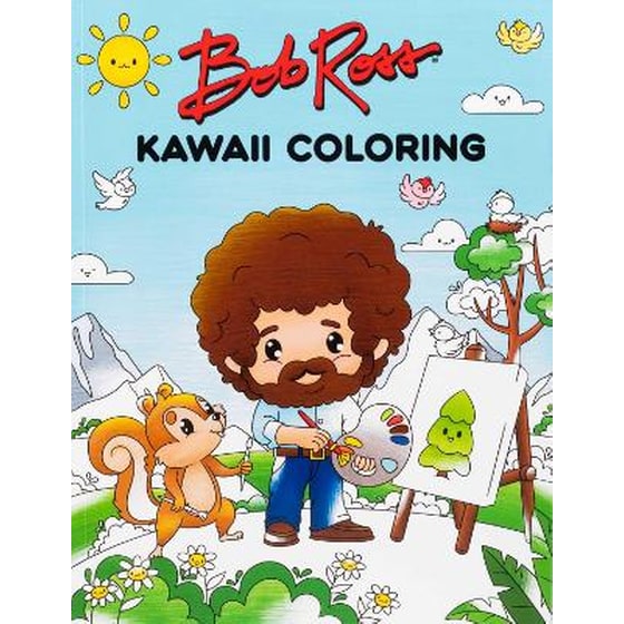 Bob Ross Kawaii Coloring image 0
