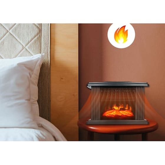 Αερόθερμο Πρίζας OEM Flame Heater 1000W image 1