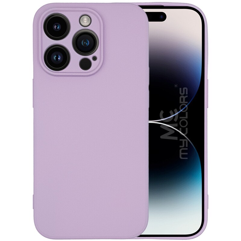 Θήκη Σιλικόνης Apple iPhone 14 Pro Max - My Colors - Βιολετί