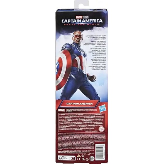 Hasbro Φιγούρα Captain America Brave New World - Titan Heroes Sam Wilson image 3