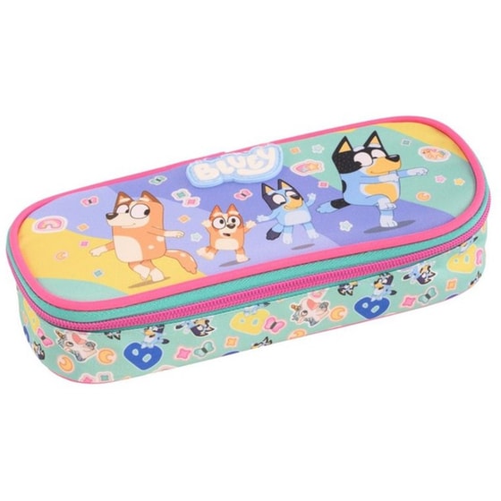 Κασετίνα Οβάλ Graffiti Bluey Stickers Rain image 0