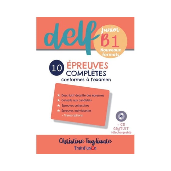 Nouveau Delf Junior B1 10 Epreuves Comples image 0