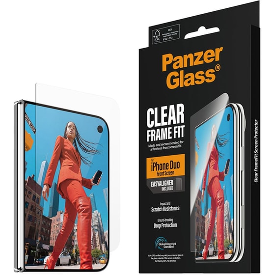 Προστατευτικό οθόνης Apple iPhone Duo - PanzerGlass UWF Privacy w. EasyAligner image 4