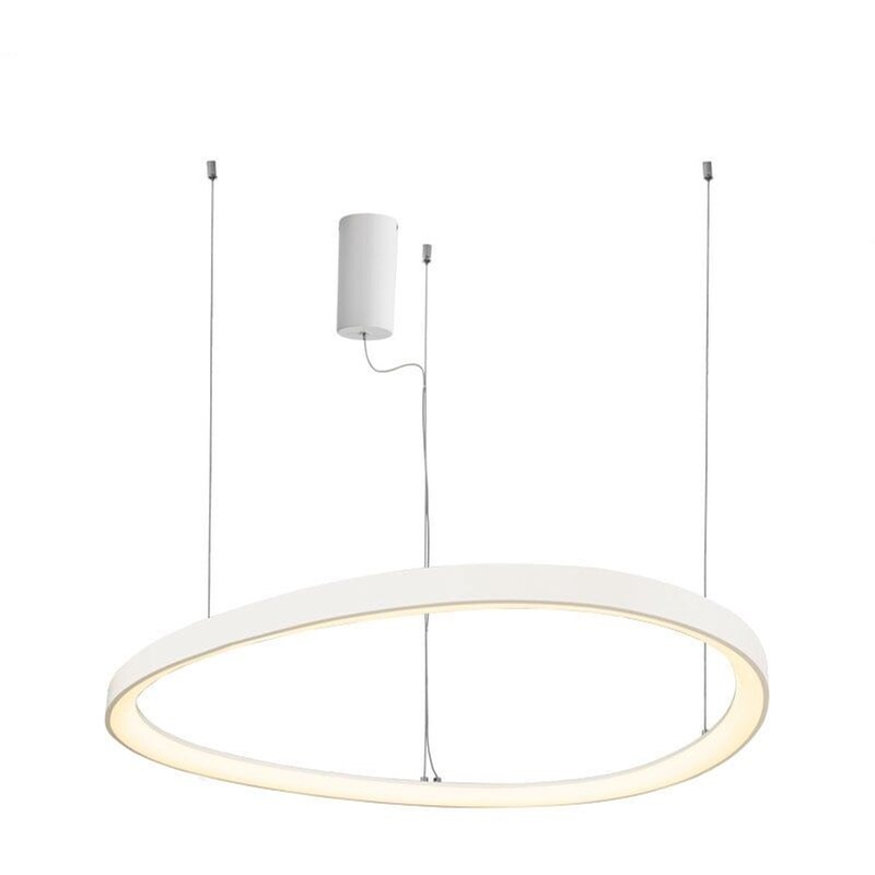 Φωτιστικό Οροφής Led Aca Harmony Br97ledp60wh από Αλουμίνιο - Λευκό ACA DECOR