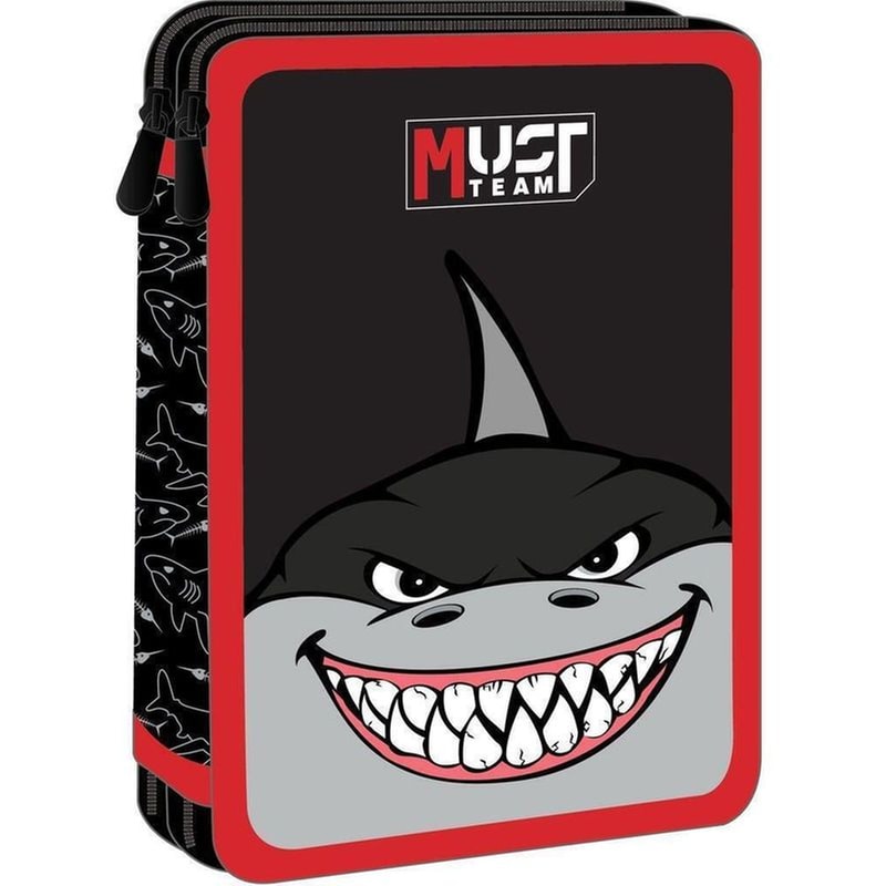 Κασετίνα Παραλληλόγραμμη Γεμάτη Must Team Shark