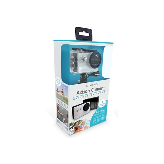 Action Camera Kitvision 720p Λευκό image 0