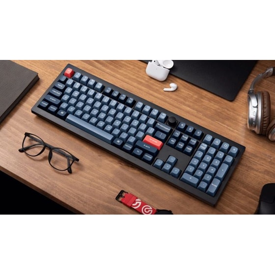 Keychron V6 QMK/VIA Gaming Ασύρματο Μηχανικό Πληκτρολόγιο RGB Μαύρο (US) image 3