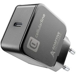 Φορτιστής Πρίζας Cellular Line Usb-C 15W - Black