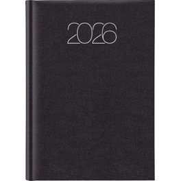 Ημερολόγιο Εβδομαδιαίο 2026 Θεοφύλακτος 12M Cotton Μαύρο