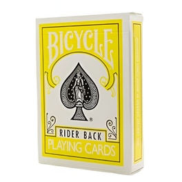 Bicycle Yellow Back Deck By Uspc - Τράπουλα