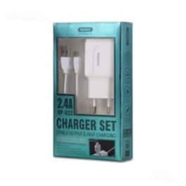 Σετ Φόρτισης Remax Rp-u22 2x usb 2.4A with cable Usb-C - White