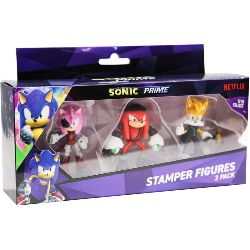 Φιγούρες Σφραγίδα P.M.I Sonic Prime SON5021 - 7.5cm - (3τμχ τυχαία)