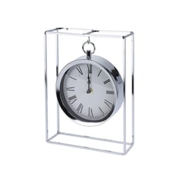 Αναλογικό Επιτραπέζιο Ρολόι Aria Trade 18x8x25 cm - Ασημί