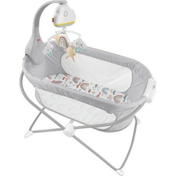 Fisher Price Περιστρεφόμενο Μόμπιλε Κούνιας με Ουράνιο Τόξο,Μουσική & Αισθητήρα Ανίχνευσης Κλάματος image 3