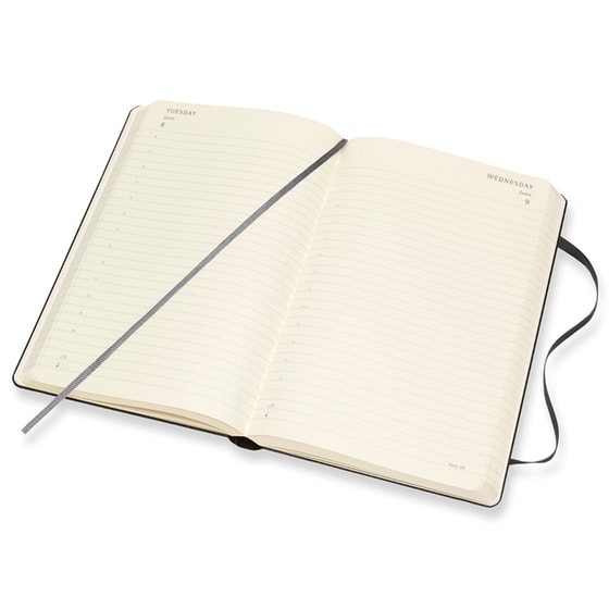 Ημερολόγιο 2021 Moleskine 12Μ Ημερήσιο Large Black Hard image 1