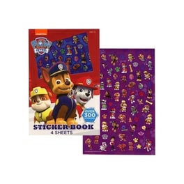 Αυτοκόλλητα Paw Patrol με Sticker Βοοk (4 Φύλλα)