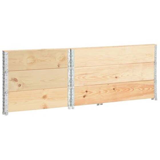 Vidaxl Παρτέρια Υπερυψωμένα 3 Τεμ. 50x100 Εκ. Από Μασίφ Ξύλο Πεύκου image 3