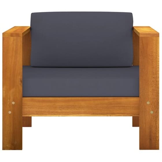 Vidaxl Σαλόνι Κήπου 7 Τεμαχίων Μασίφ Ξύλο Ακακίας Σκ. Γκρι Μαξιλάρια image 3