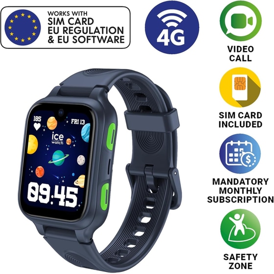 Smartwatch Ice-Watch ICE Kids 4G 2.0 44mm - Blue image 4