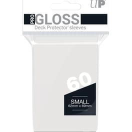 Ultra Pro Small Gloss Sleeves White 60 Τχμ