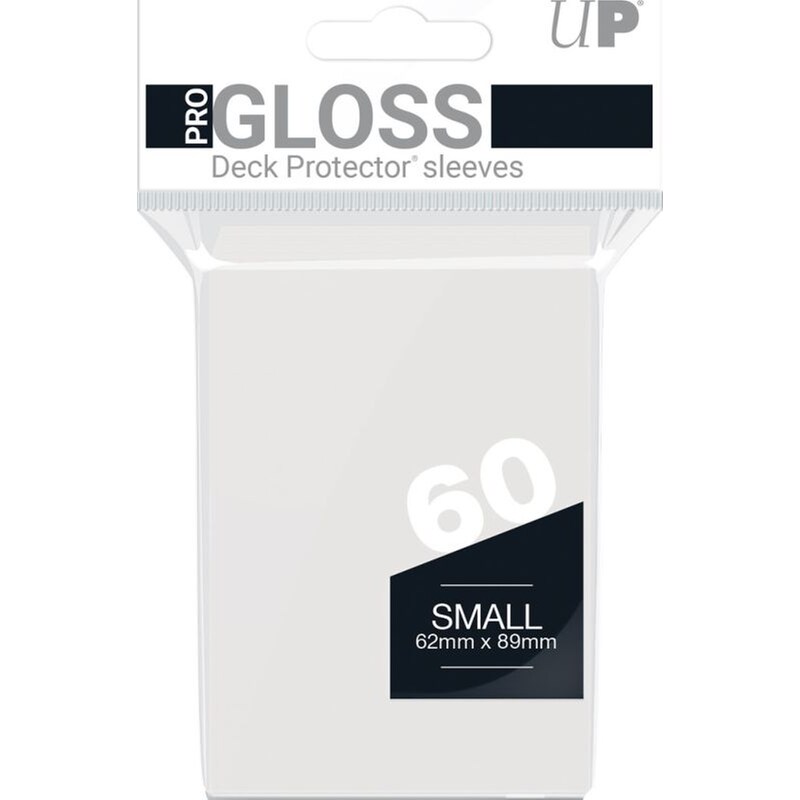 Ultra Pro Small Gloss Sleeves White 60 Τχμ