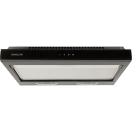 DAVOLINE OLYMPIA VITRA 60 BL 60 cm Μαύρο Απορροφητήρας Ελεύθερος