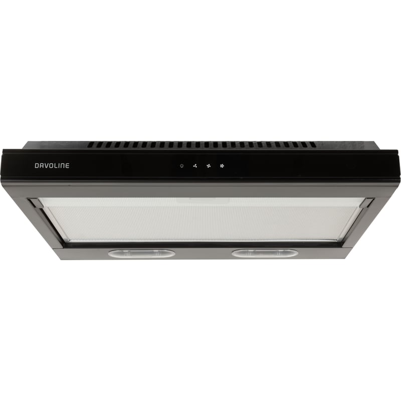 DAVOLINE OLYMPIA VITRA 60 BL 60 cm Μαύρο Απορροφητήρας Ελεύθερος