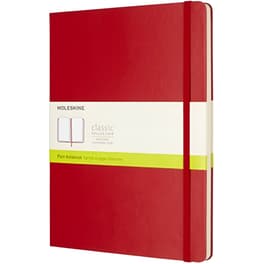 Σημειωματάριο Moleskine Scarlet Plain Κόκκινο XL (1 Τεμάχιο)