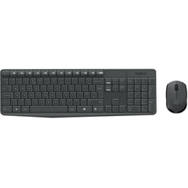 Logitech MK235 Ασύρματο USB Σετ Πληκτρολόγιο & Ποντίκι Grey (US)