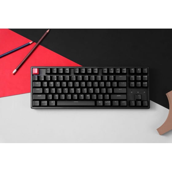 Keychron K8 V2 K8X-J3 Ασύρματο Gaming Μηχανικό Πληκτρολόγιο Tenkeyless με Keychron Super Brown διακόπτες και RGB φωτισμό (Αγγλικό US) Aluminum Frame image 1