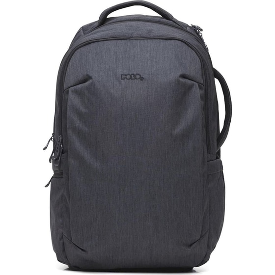Τσάντα Πλάτης Polo Stric 25 lt με Θήκη Laptop 17" - Γκρι image 0