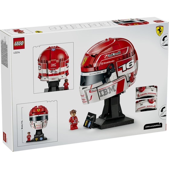 LEGO® Editions Scuderia Ferrari HP Charles Leclerc Helmet (43014) image 3