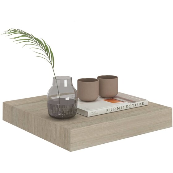 Ράφι Τοίχου VidaXL από Κυψελωτό MDF 23x23.5 cm - Δρυς/Φυσικό image 5
