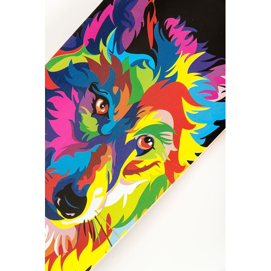 Skateboard 31'' Wolf Complete Set By Fish image 1