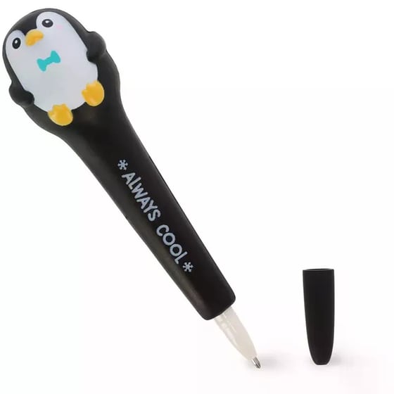 Στυλό Gel Legami Squeezies Penguin 1.0 mm Μαύρο image 1