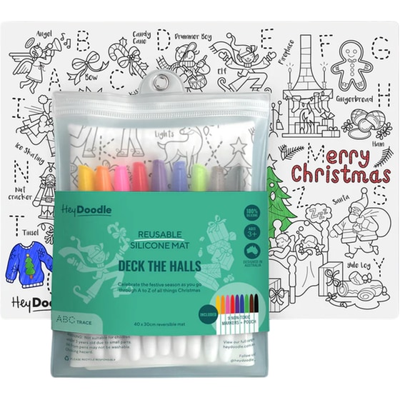 Χαλάκι Ζωγραφικής Hey Doodle Deck The Halls Large image 0